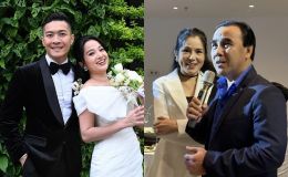 MC Quyền Linh thể hiện tài lẻ trong tiệc kỷ niệm 7 năm ngày cưới Quốc Cơ – Hồng Phượng