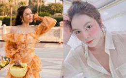 Lý Nhã Kỳ để lộ nội y bên trong và body tuổi 41 khi diện trang phục xuyên thấu tại nhà