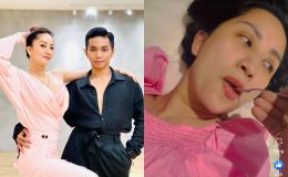 Khánh Thi lộ rõ vẻ mệt mỏi, Phan Hiển nhanh tay ‘phục vụ vợ tận giường’