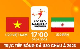 Xem trực tiếp bóng đá U20 Việt Nam vs U20 Iran ở đâu, kênh nào? Link xem trực tuyến U20 châu Á 2023