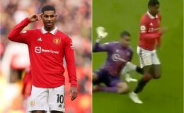 Bị trọng tài xử ép, Rashford còn 'hứng gạch đá' vì hành động xấu xí trong ngày MU hòa Southampton