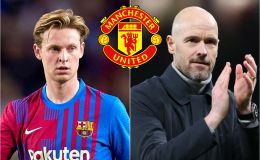 De Jong bất ngờ 'phản bội' Barca, để ngỏ khả năng gia nhập MU trong kỳ chuyển nhượng hè 2023