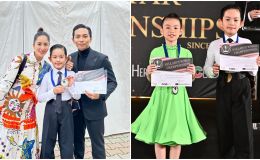 Con trai Khánh Thi lập kỉ lục dancesport Việt Nam với thành tích đáng nể