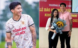 Đoàn Văn Hậu có hành động bất ngờ, bạn gái Doãn Hải My nói lời đặc biệt trong 'ngày trọng đại'