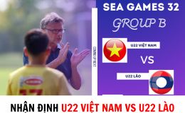 Nhận định bóng đá U22 Việt Nam vs U22 Lào - Bảng B SEA Games 32: HLV Philippe Troussier gây bất ngờ?