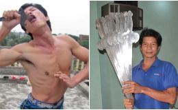 Cuộc sống của người đàn ông ‘dị’ nhất Việt Nam, nuốt 15 thanh kiếm dài 60cm cùng 1 lúc giờ ra sao?