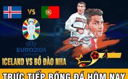Trực tiếp bóng đá Bồ Đào Nha vs Iceland - EURO 2024: Ronaldo rực sáng đe dọa Quả Bóng vàng của Messi