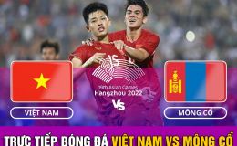 Xem bóng đá trực tuyến Đội tuyển Olympic Việt Nam - Mông Cổ; Trực tiếp bóng đá nam ASIAD 19