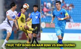 Trực tiếp bóng đá Nam Định vs Bình Dương - Tứ kết Cúp Quốc gia 2023/24: Tuấn Anh làm lu mờ ngôi sao ĐT Việt Nam?
