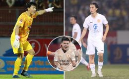 Bảng xếp hạng V.League 2023/24 mới nhất: Bùi Tiến Dũng lập kỷ lục; Tuấn Anh gây sốt tại TX Nam Định