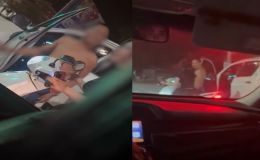 Bức xúc vụ gã đàn ông cởi trần xô xát, hành hung cô gái giữa đường vì nghi đụng xe