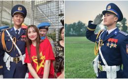 Danh tính trai đẹp 'gây sốt' cùng Hòa Minzy tại Lễ diễu binh kỉ niệm 70 năm Chiến thắng Điện Biên Phủ