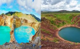 Top 10 hồ miệng núi lửa độc đáo nhất Trái Đất, là nơi chết chóc không ai dám lại gần