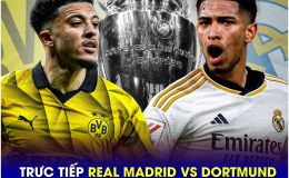 Xem trực tiếp bóng đá Real Madrid vs Dortmund ở đâu, kênh nào? Link xem Chung kết Champions League
