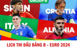 Lịch thi đấu bảng B EURO 2024 hôm nay 15/6: Croatia tạo địa chấn, Italia thua sốc đội lót đường?