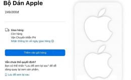 Apple không kèm sticker quả Táo trong hộp iPhone 16 và bán ra với giá 249.000 đồng