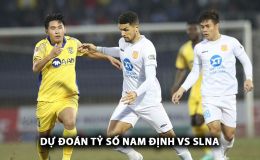 Dự đoán tỷ số Nam Định vs SLNA - Vòng 4 V.League 2024/25: ĐKVĐ thị uy sức mạnh?