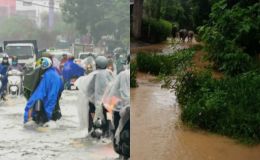 Mưa lớn vẫn kéo dài tại Thừa Thiên Huế, học sinh nhiều nơi tiếp tục nghỉ học ở nhà