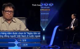 Khán giả ‘sốc’ trước tình huống đầu tiên xảy ra tại chương trình Ai là triệu phú