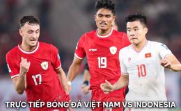 Xem trực tiếp bóng đá ĐT Việt Nam vs Indonesia ở đâu, kênh nào? Link xem trực tuyến AFF Cup 2024