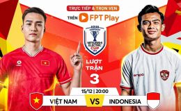 Trực tiếp bóng đá bóng đá Việt Nam vs Indonesia - AFF Cup 2024: Quang Hải đi vào lịch sử ĐNÁ?