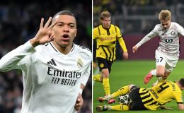 Kết quả bóng đá hôm nay: Mbappe lập kỷ lục ở Champions League; Gã khổng lồ châu Âu dừng bước sớm