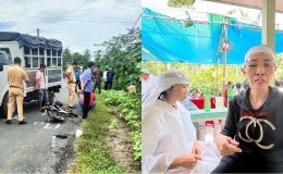 Mẹ nữ sinh bị tông tử vong tiết lộ chi tiết gây căm phẫn, nói gì sau khi chồng bắn người rồi tự sát?