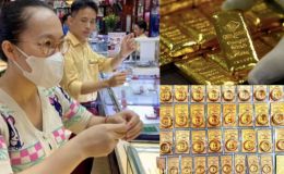 Giá vàng chốt phiên hôm nay 2/5: Đứng yên, dân tình loay hoay đoán hướng giá vàng nhẫn, vàng miếng SJC