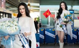 Hoa hậu Ý Nhi lên đường thi Miss World, sự vắng mặt của một người dấy lên nghi ngờ đã 'tan vỡ'