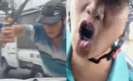 Lời khai của người đàn ông đi xe máy đột nhiên đập phá, hăm dọa xe ô tô đi sau khiến CĐM 'sôi máu'
