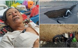 Bàng hoàng lời kể của đôi vợ chồng trong vụ sập cầu mới khánh thành ở Tây Ninh, chỉ sợ bị chôn sống