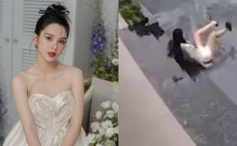 Quỳnh Lương gặp sự cố nguy hiểm, khiến CĐM 'thót tim' khi đang bầu 5 tháng