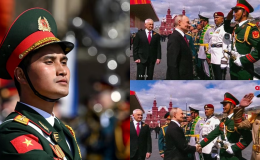 Tiết lộ câu nói của Trung úy QĐND Việt Nam vinh dự được bắt tay Tổng thống Putin ở Quảng trường Đỏ