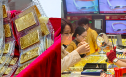 Giá vàng chốt phiên hôm nay 13/5: Sáng tăng nóng, chiều tăng ‘khủng’, người có vàng cười tươi như hoa
