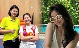 Con gái hoa khôi bóng chuyền Kim Huệ trổ mã tuổi 17, giỏi giang, xinh đẹp không thua kém mẹ
