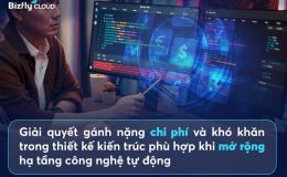 Giải quyết gánh nặng chi phí và khó khăn trong thiết kế kiến trúc phù hợp khi mở rộng hạ tầng công nghệ tự động