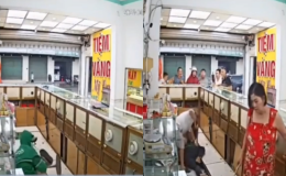 Clip cướp tiệm vàng ở Bình Dương gây xôn xao dư luận, cận cảnh màn vây bắt như trong phim