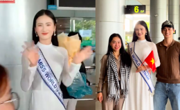 Về nước sau hành trình tham gia đấu trường nhan sắc, Ý Nhi bị soi chi tiết khiến fan 'bán tín bán nghi'