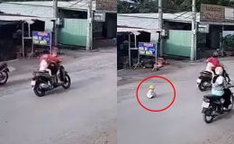 Thông tin nóng vụ người phụ nữ thả bé 1 tuổi bò giữa đường rồi phóng xe bỏ đi khiến MXH phẫn nộ