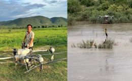 CĐM khen ngợi người đàn ông khi dùng máy bay không người lái cứu 2 em nhỏ giữa dòng nước xiết