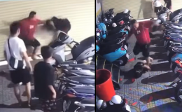 Clip người đàn ông áo đỏ hành hung dã man 2 thiếu niên: Công an vào cuộc