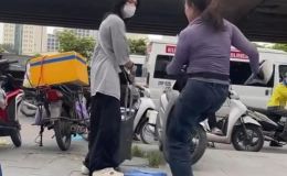 Công an thông tin nóng vụ người bán trà đá đá vali, đuổi cô gái đứng ở vỉa hè bến xe Mỹ Đình