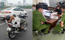 Nhân thân gây sốc của người đàn ông làm xiếc trên xe máy ở Đà Nẵng, từng 5 lần đi chữa tâm thần