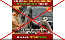 Thực hư clip 'CSGT dừng xe tang, bé gái chui ra từ quan tài' ở Thanh Hóa gây chấn động mạng xã hội