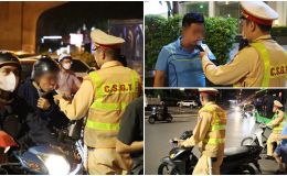 Nam tài xế ở Hà Nội vi phạm nồng độ cồn vì bị người yêu dọa 1 câu ‘xanh mặt’