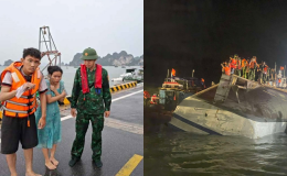 Cập nhật mới nhất vụ lật tàu Quảng Ninh: Số người còn sống đã tăng, vẫn nhiều nạn nhân mất tích