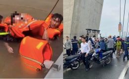 Thót tim cảnh người đàn ông nhảy cầu Nhật Tân được cứu sống kịp thời, tiết lộ nguyên nhân đầy uẩn khúc