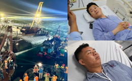 Thuyền viên con tàu bị lật ở Quảng Ninh sợ hãi trôi dạt 3 tiếng, chủ tàu không yêu cầu mặc áo phao