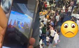 Camera ghi lại khoảnh khắc người đàn ông rơi xuống từ tầng 4 Aoen Mall Long Biên, hiện trường ám ảnh