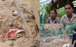 Bố tay không đào bới tìm 3 đứa con bị bùn đất chôn vùi, câu nói cuối của trẻ thơ khiến mẹ day dứt